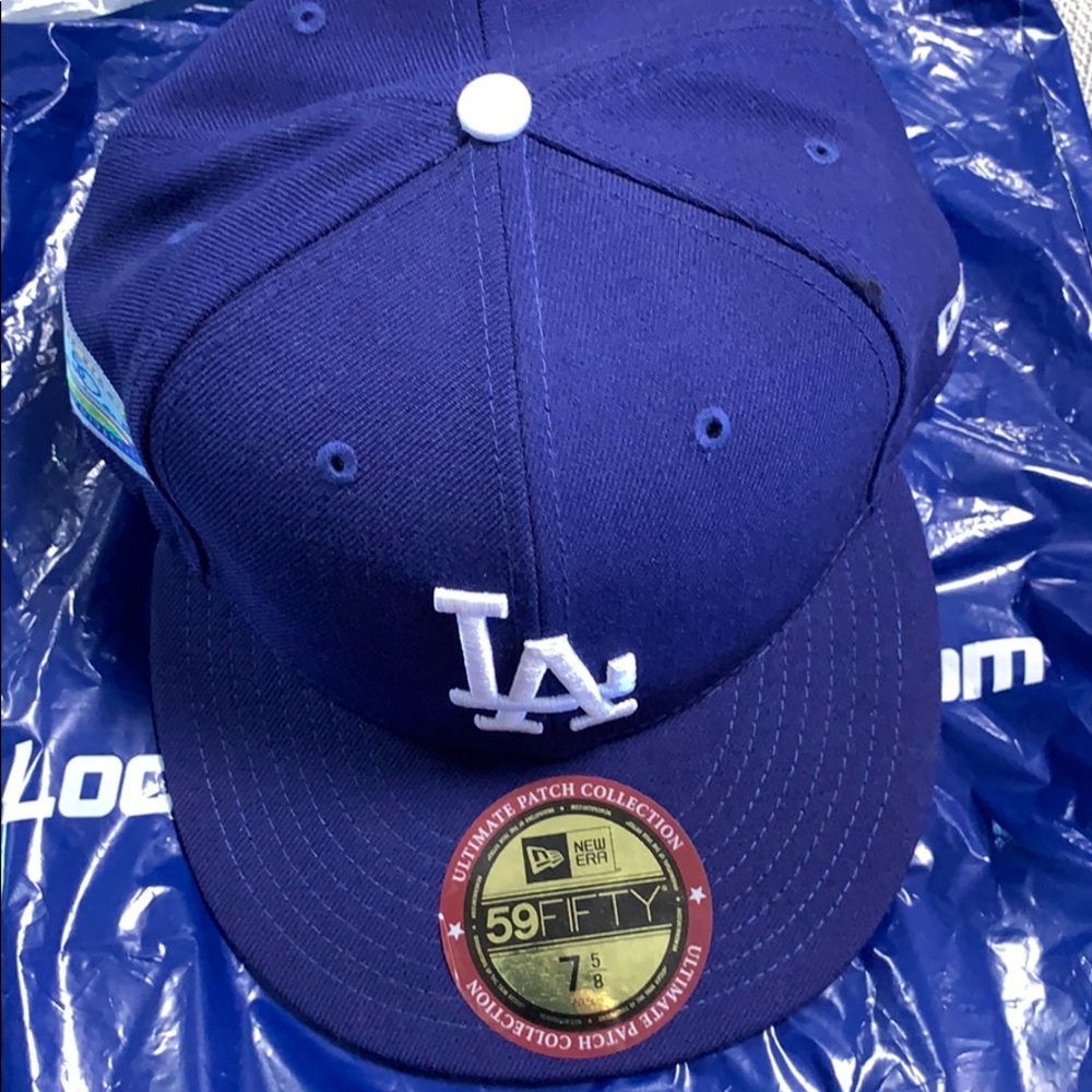 NWT New Era LA Dodgers 50th Anniversary 7 5/8 NEW!